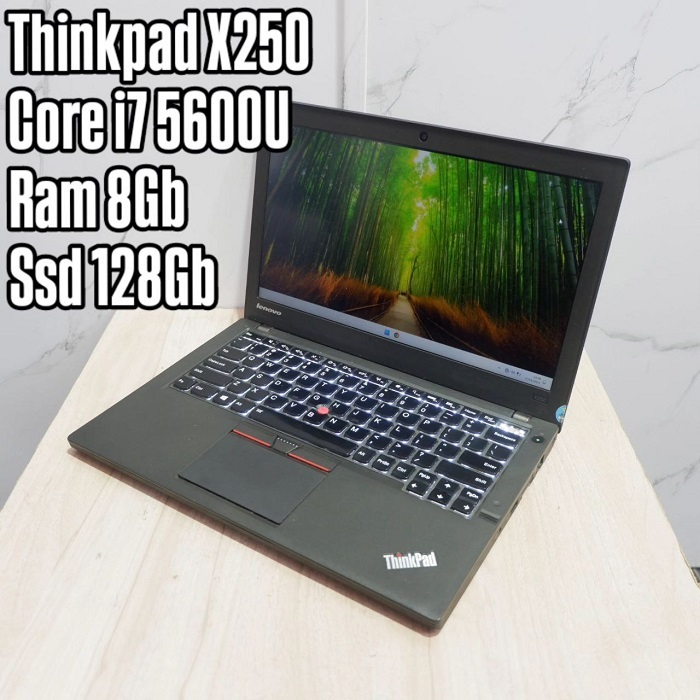 Laptop Thinkpad X250 i7 5600U Ram 8Gb Ssd 128Gb SCU19575 Normal Siap Pakai - Bergaransi