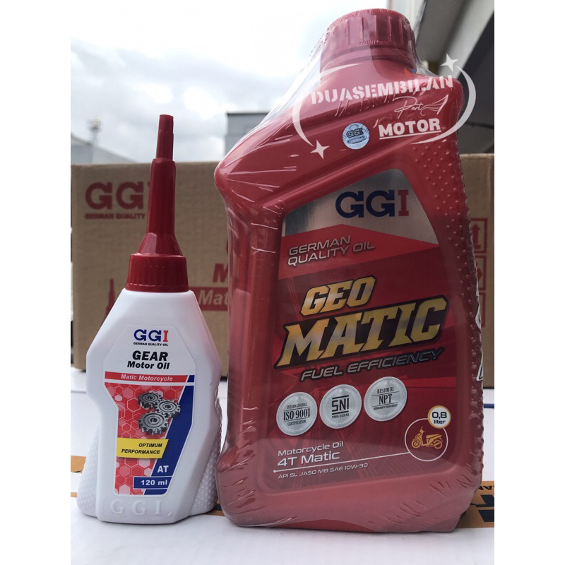 GGI GEO MATIC Fuel Efficiency 4T 10w30 + Gardan GGI 120ml