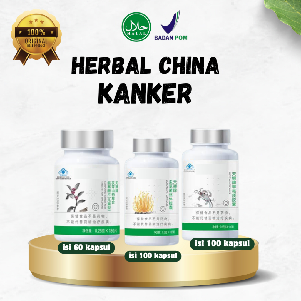 

Hebal China Fitofarmaka Kanker - Obat China TCM Kanker - Herbal China TIENS Kanker - 100% Original Halal BPOM