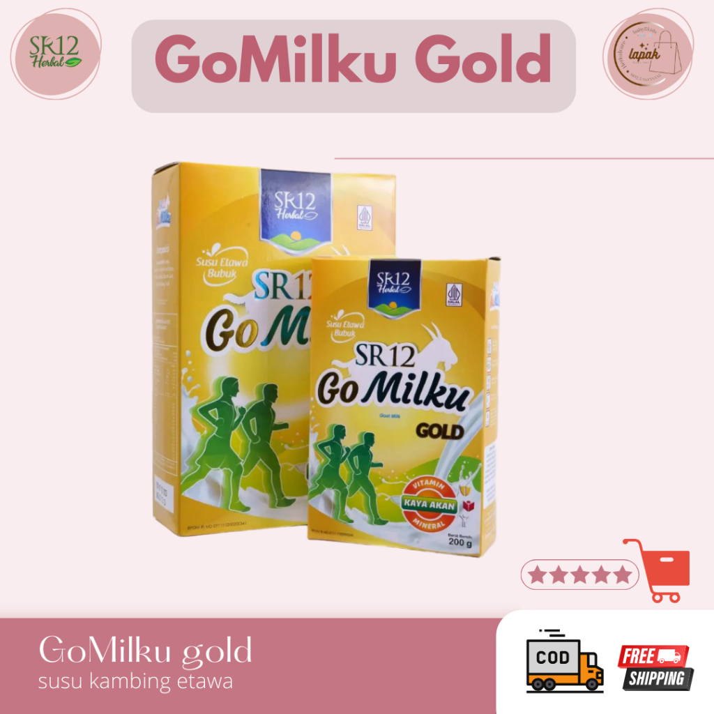 

Gomilku Gold SR12 Susu Kambing Etawa