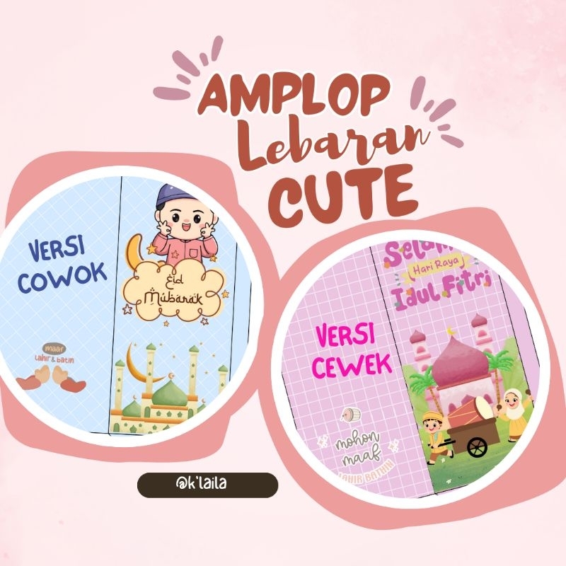 

Amplop Lebaran Cute