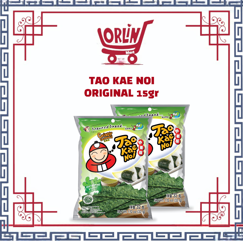 

TAO KAE NOI 16gr / CRISPY SEAWEED / NORI CRISPY / NORI / RUMPUT LAUT