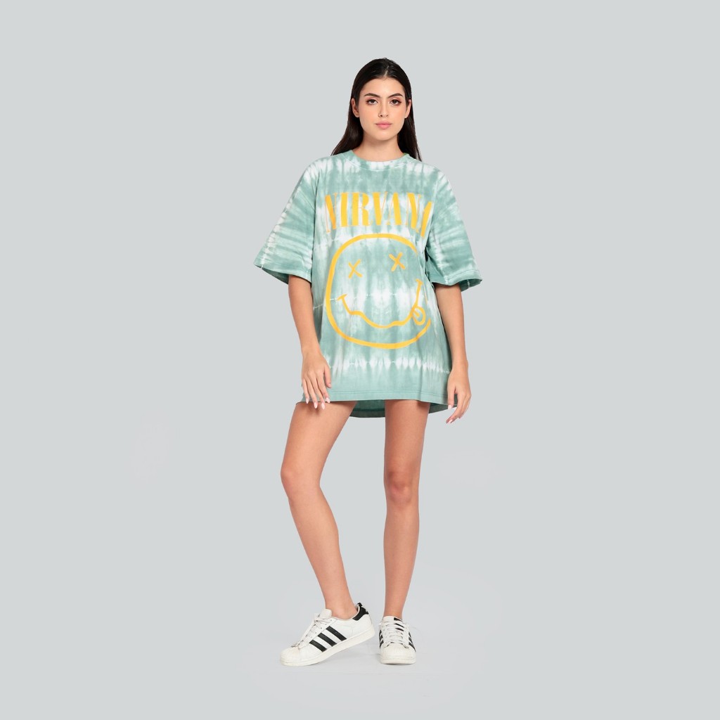 T-SHIRT BAND / NIRVANA / WAVE / OVERSIZE / TIE DYE