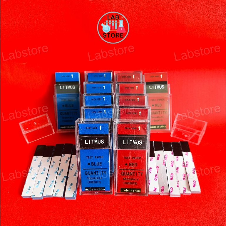 Kertas Lakmus / Lakmus Merah / Lakmus Biru Per Booklet RRT