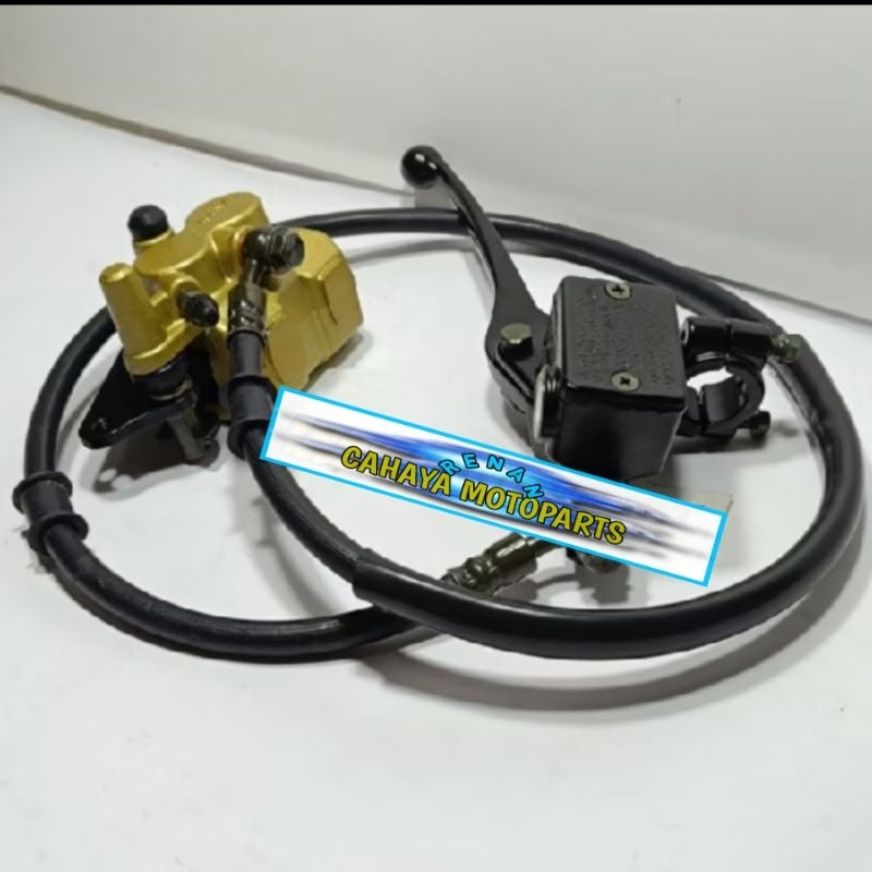 MASTER REM + KALIPER DEPAN + SELANG REM DEPAN SUPRA X LAMA SUPRA FIT LAMA