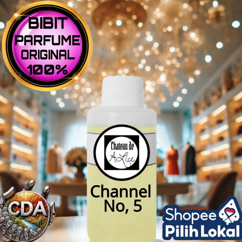 BIBIT PARFUM DUPE  / PARFUM WANITA / Bibit Parfum Murni  Parfum Channel no 5 / Bibit Parfum Badan /P