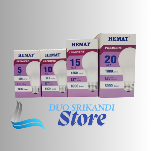 HEMAT Lampu - LED HEMAT PREMIERE 5/10/15/20 Watt