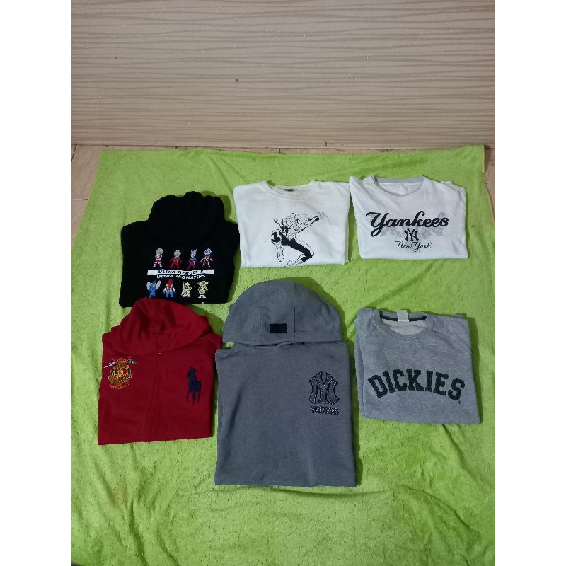 SWEATER & HOODIE SENCOND BRANDED FULL BRAND MLB, POLO, DICKIES
