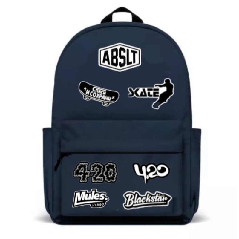 ABSLT Tas Ransel Laki Laki Perempuan Tas Sekolah Anak SD SMP Gambar Terbaru Ter Kece