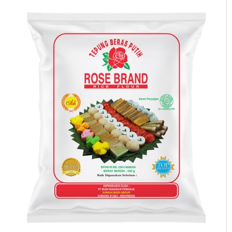 

Rose brand tepung beras 500 gram