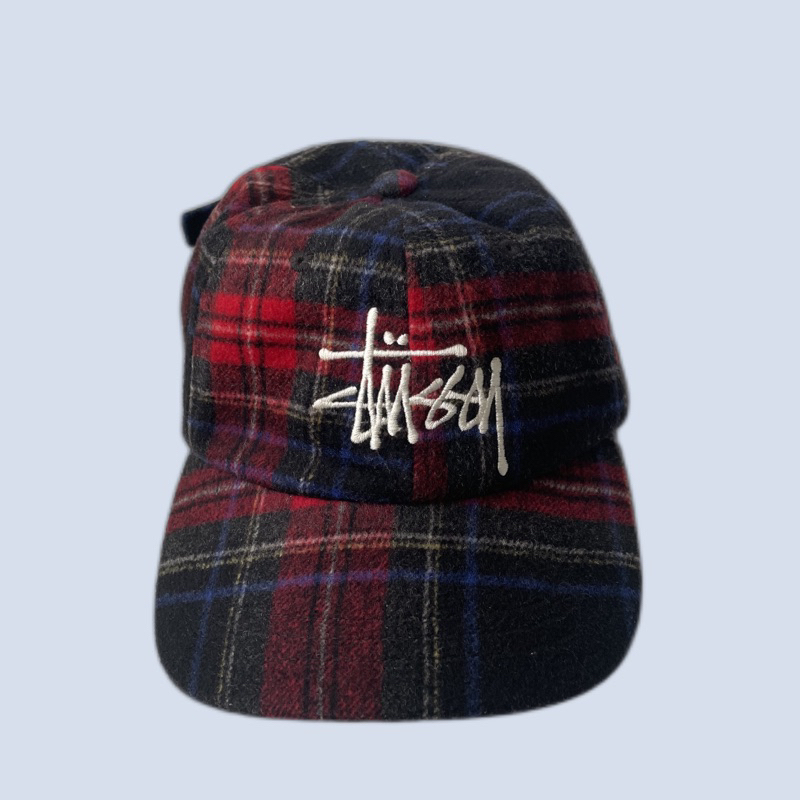 Stussy Flannel Cap/Dad Hat Original