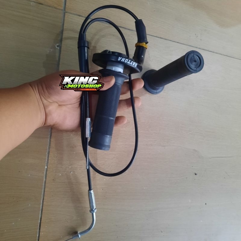 Gas Spontan YZ,Daytona,Dua Kabel Hitam Cabang PNP Fizr,Ninja