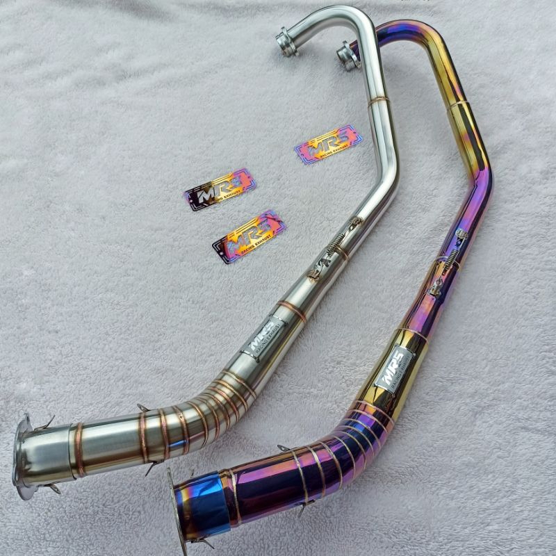 LEHER VIXION PNP SLINCER SATRIA FU CKD BUAT SILINCER CBU ORIGINAL MRS RACING EXHAUST mafia jhoe cat 