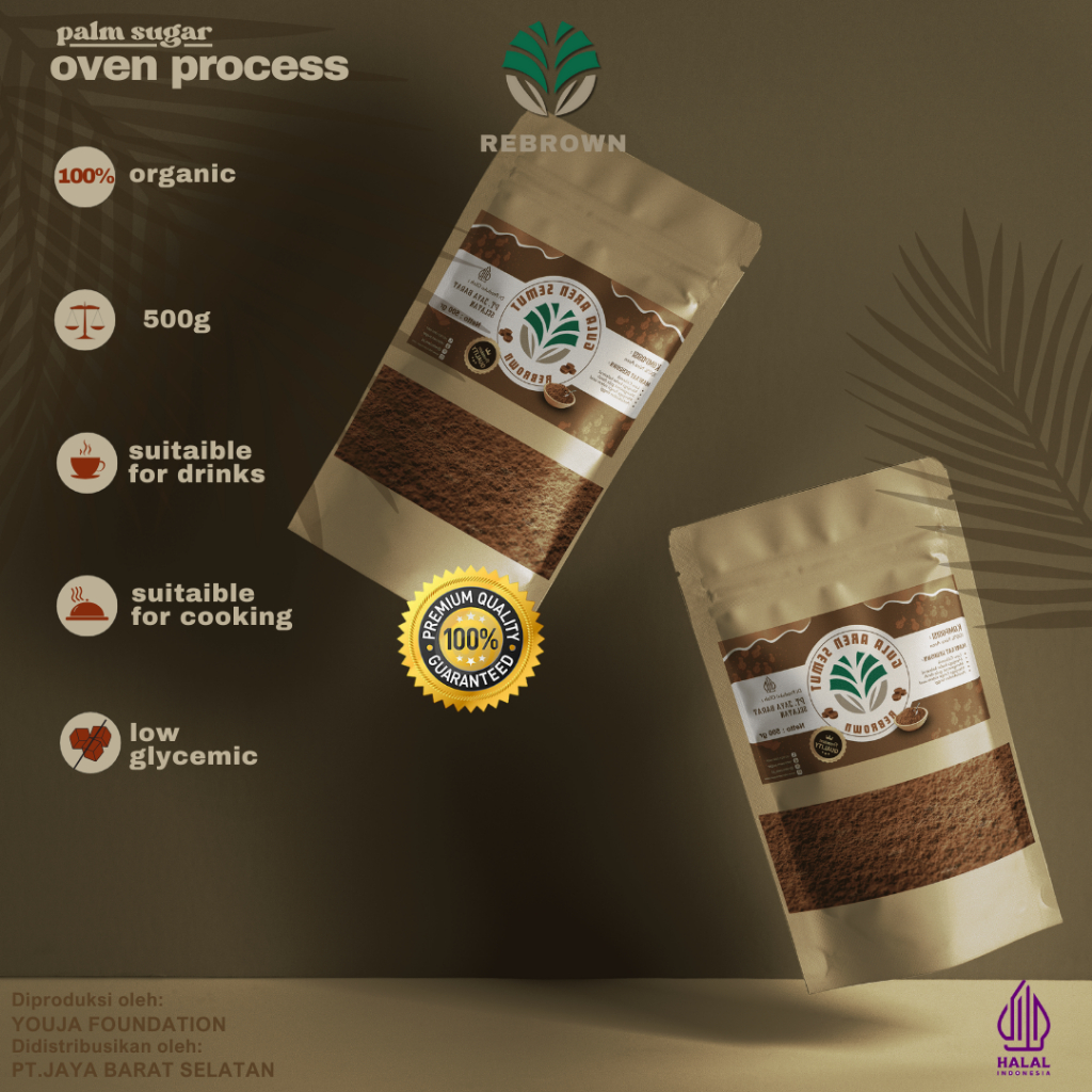 

Gula Aren Bubuk Organik 500 Gram Premium