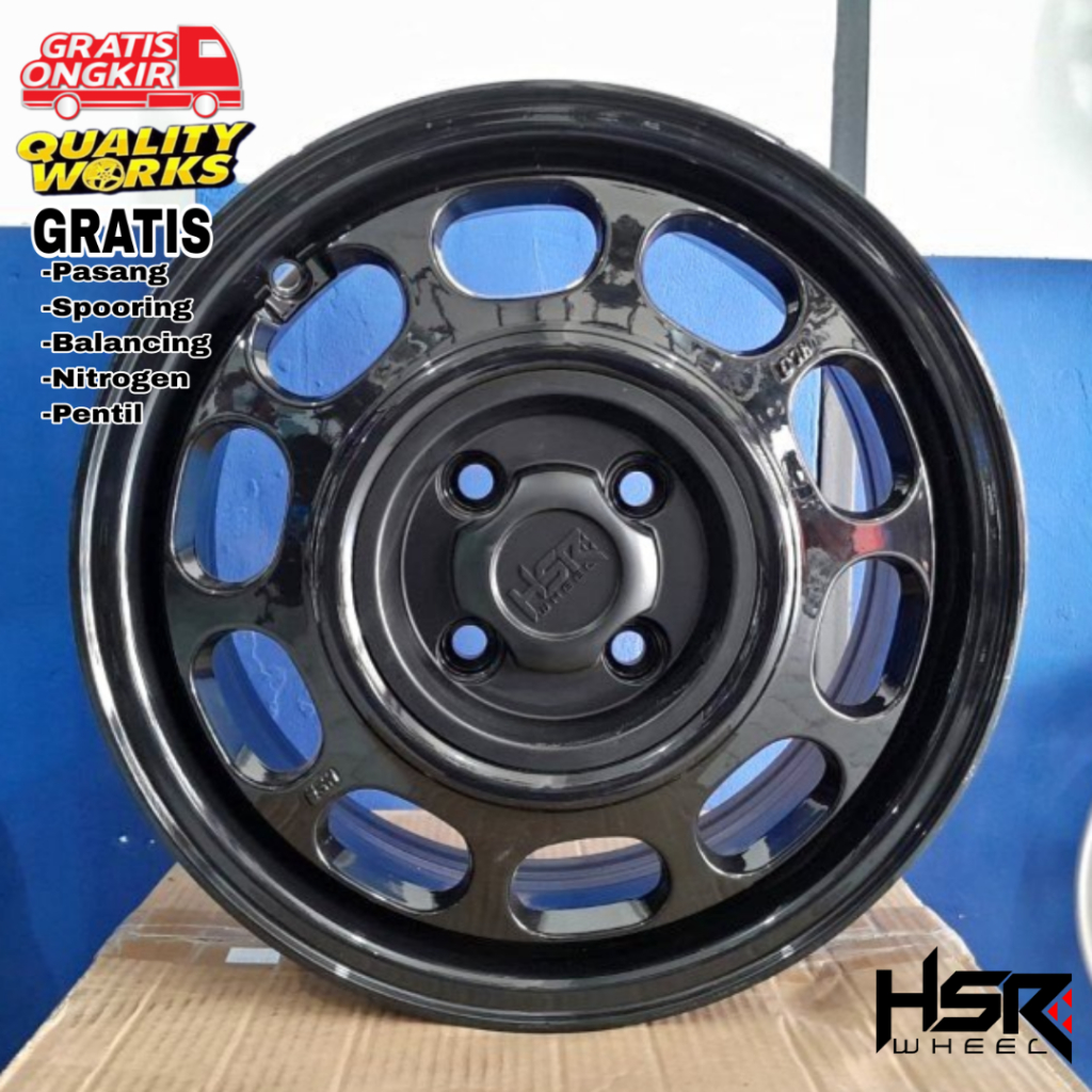 Velg Mobil Karimun Wgon Ring 14 HSR Wheel KLG, Velg Modifikasi Mobil