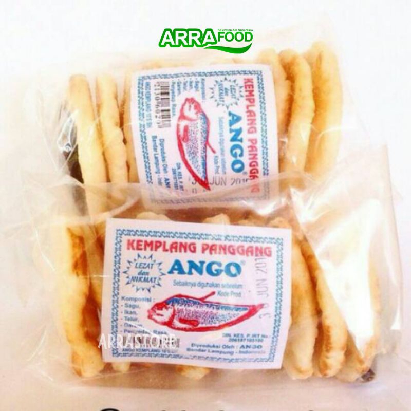 

Ango Kemplang asli lampung Kerupuk kemplang panggang Ango isi 10 pcs