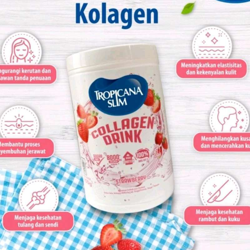 Tropicana Slim Collagen Drink Strawberry 200gr