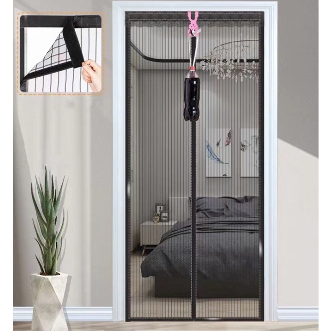 Bagus Dipakai Tirai Pintu Model Magnet Anti Nyamuk Ukuran Besar