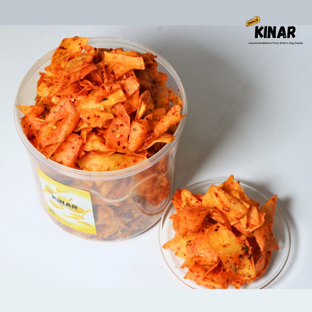 

[TOPLES] Keripik Singkong Keriwil Premium - 1.3kg/400GR Daun Jeruk Renyahnya Beda, Rasanya Juara!