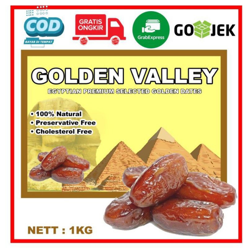 

Kurma Golden Vallery Kemasan 1 KG