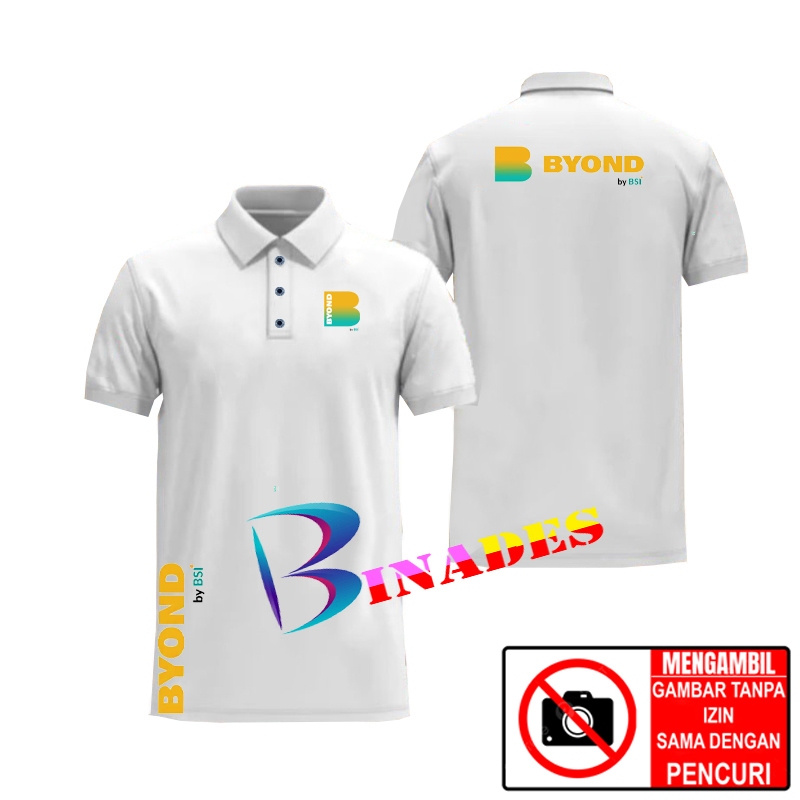 Jual Baju Kaos Kerah Model Polo BYOND by BSI - BSI MOBILE BINADES