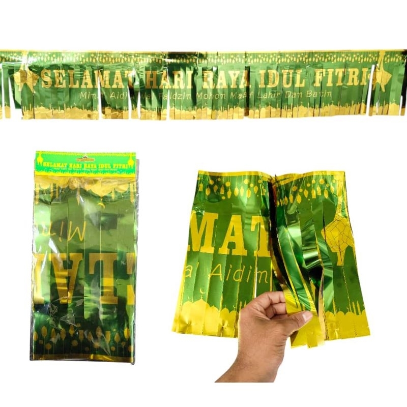 Banner rumbay idul Fitri / backdrop selamat hari raya idul fitri