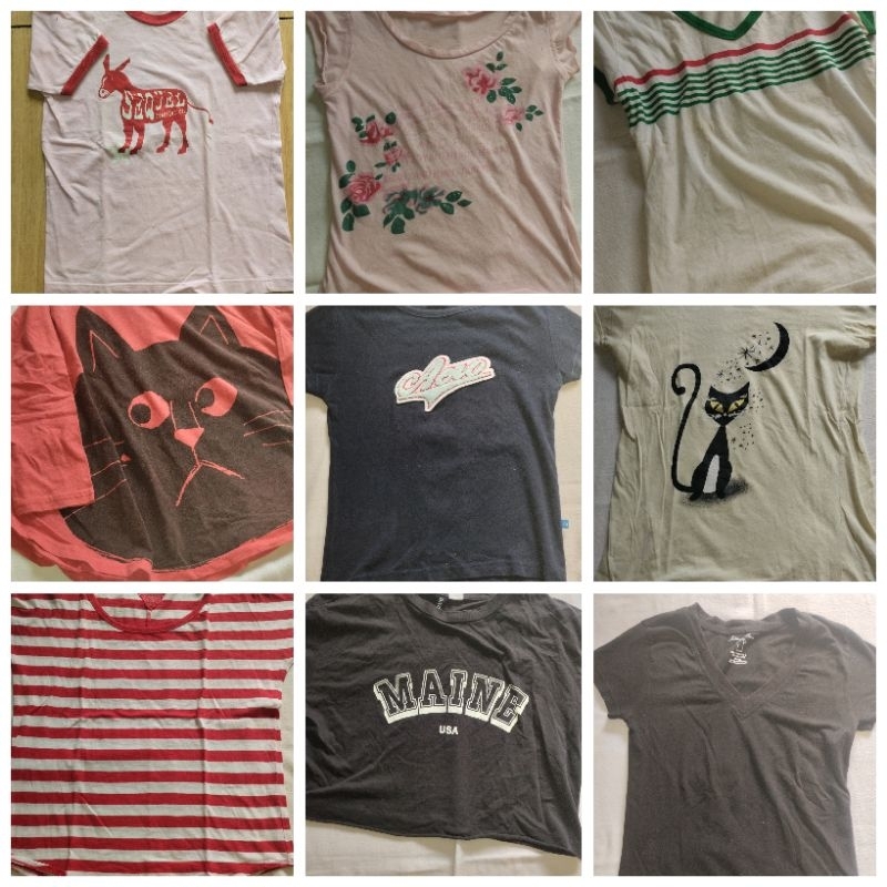 [batch 1] t-shirt / vest preloved | y2k, coquette, cute, 2000s, retro