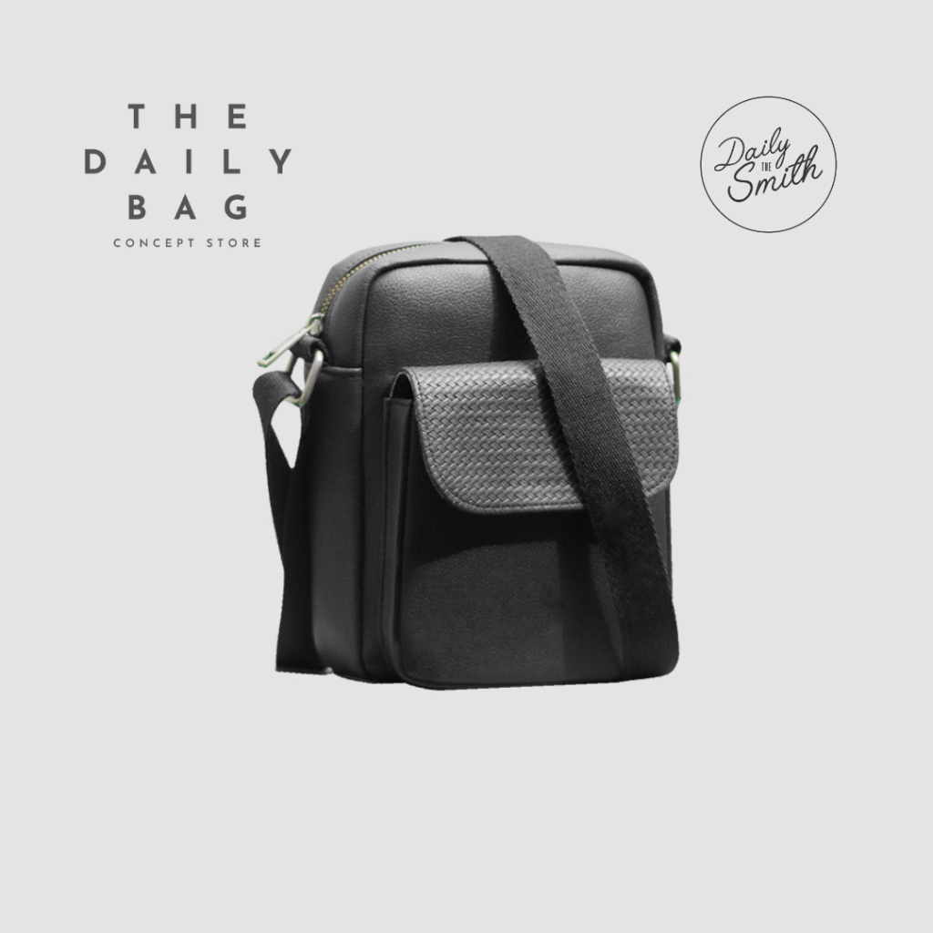 THE DAILY SMITH | COMO BAG Sling Bag | Tas Slempang | Tas Selempang Pria Exclusive Premium