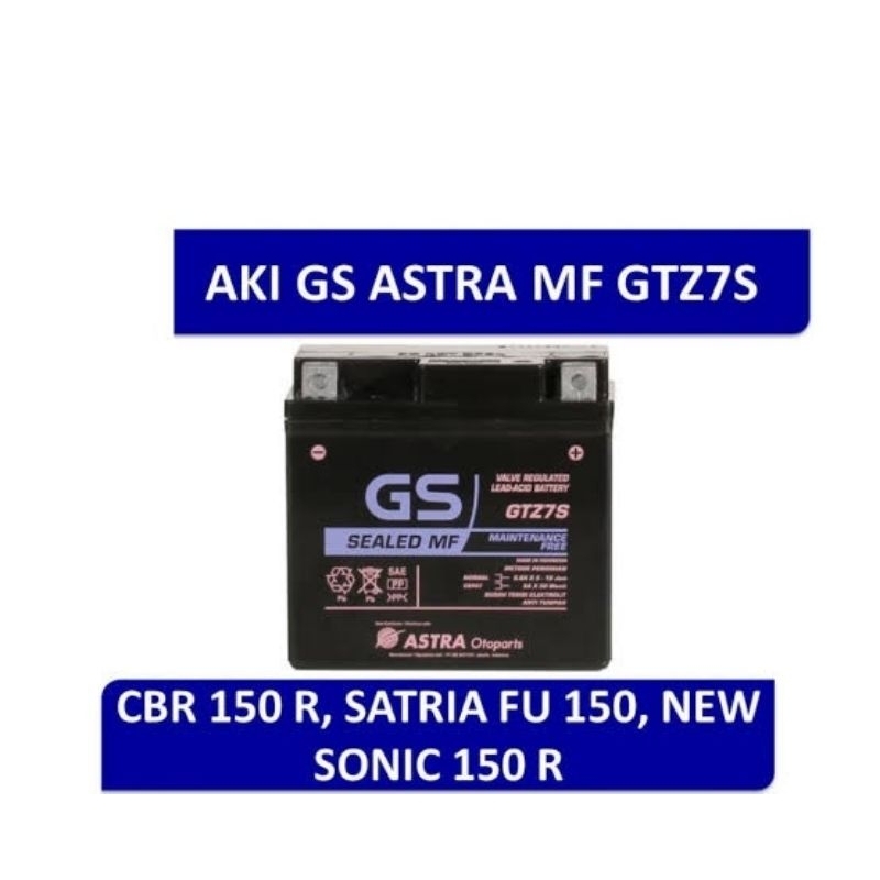 aki GS ASTRA GTZ7V kering original