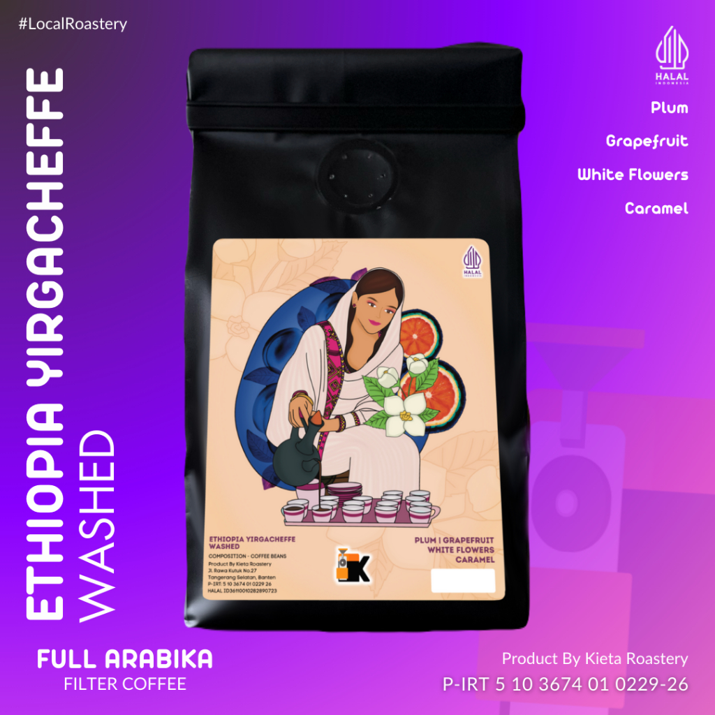 

Kieta Roastery - Biji Kopi Arabika Ethiopia Yirgacheffe Specialty Limited Realese