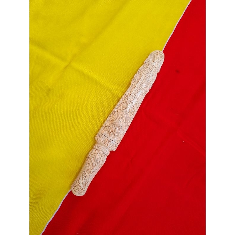 warangka tombak pusaka aksara jawa PESANAN PTEORDER 25cm deder keris handle keris warangka keris