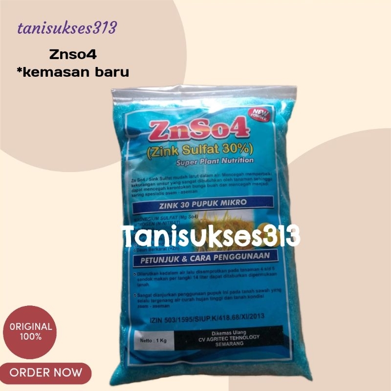Pupuk ZNSO4 1kg superr