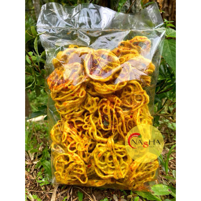 

seblak kerupuk mie bantat pedas daun jeruk