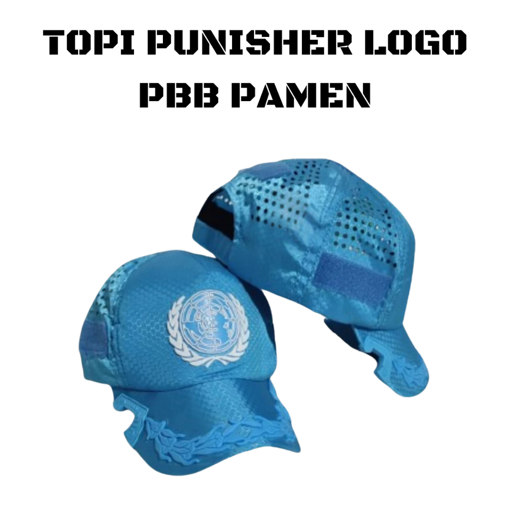 PROMO TOPI PUNISHER LOGO PBB PAMEN / MOTIF TAWON COD