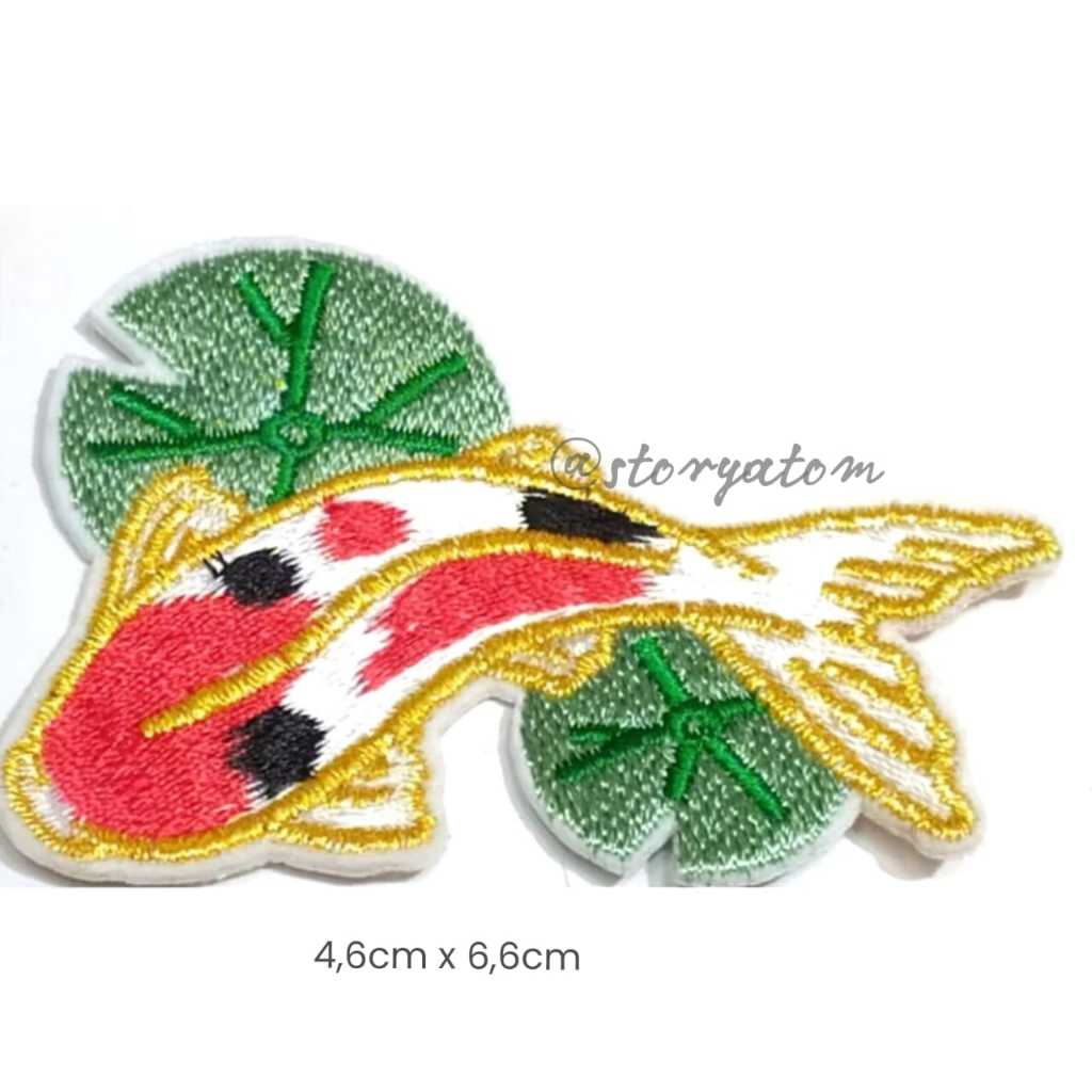 PATCH BORDIR FISH / EMBLEM BORDIR IKAN