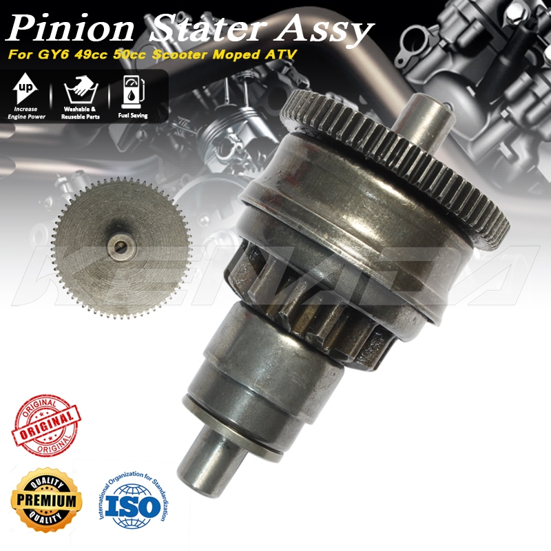 KENADA RACING Pinion Stater Assy For GY6 49cc 50cc Scooter Moped ATV