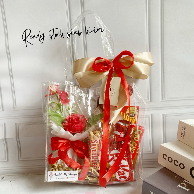 

[VALENTINE] Hampers Snack Box Kado Valentine Set Kado Hadiah Pacar Gift Box Buket Murah