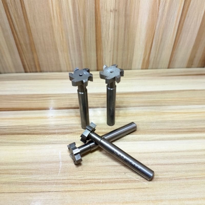 Tslot 4 × 14 carbide tebal 4mm bekas mulus T slot cutter 4×14 putaran kiri