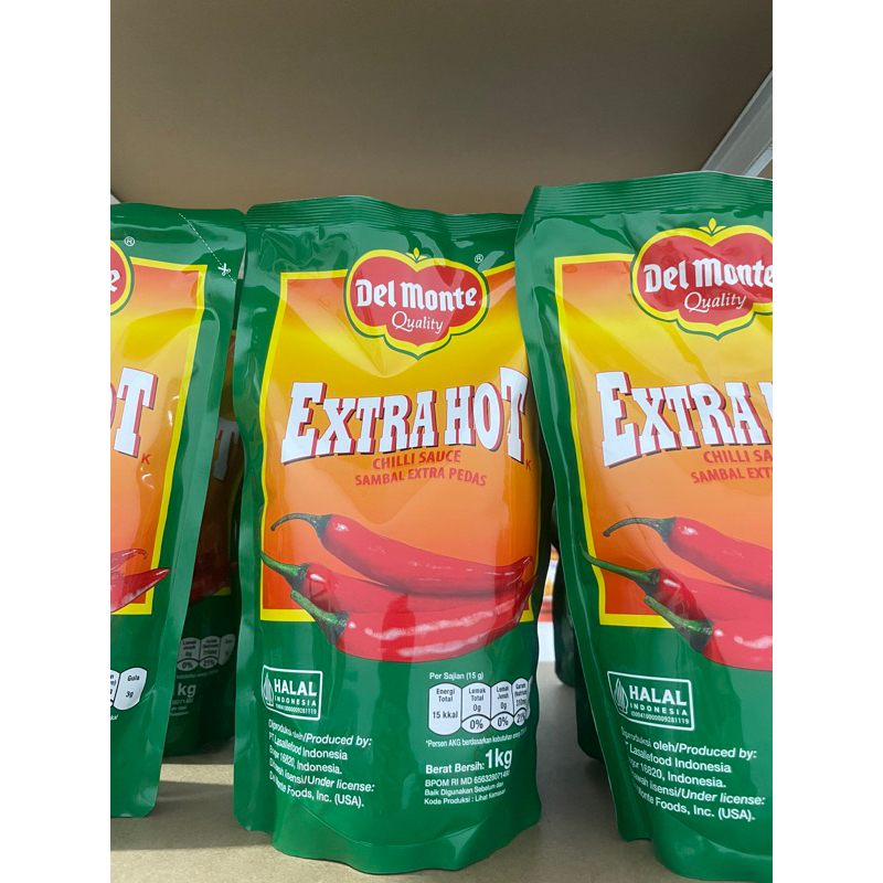 

Del Monte Extra Hot Sambal Pedas 1kg