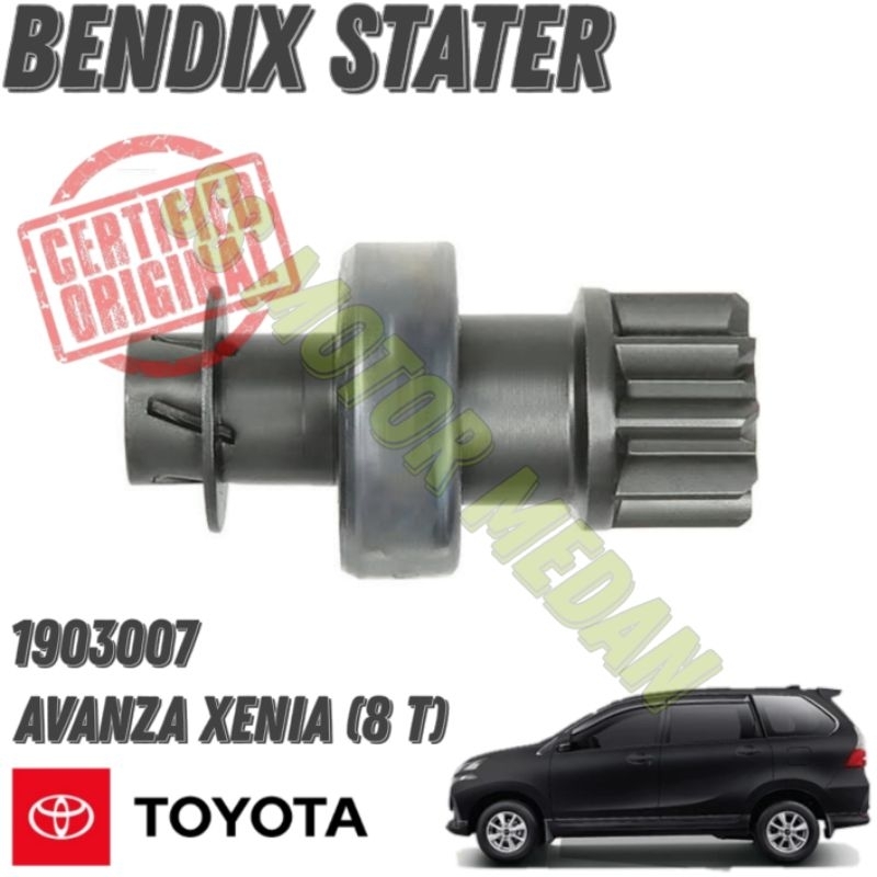 BENDIX STATER DRIVE STATER AVANZA XENIA  8 T