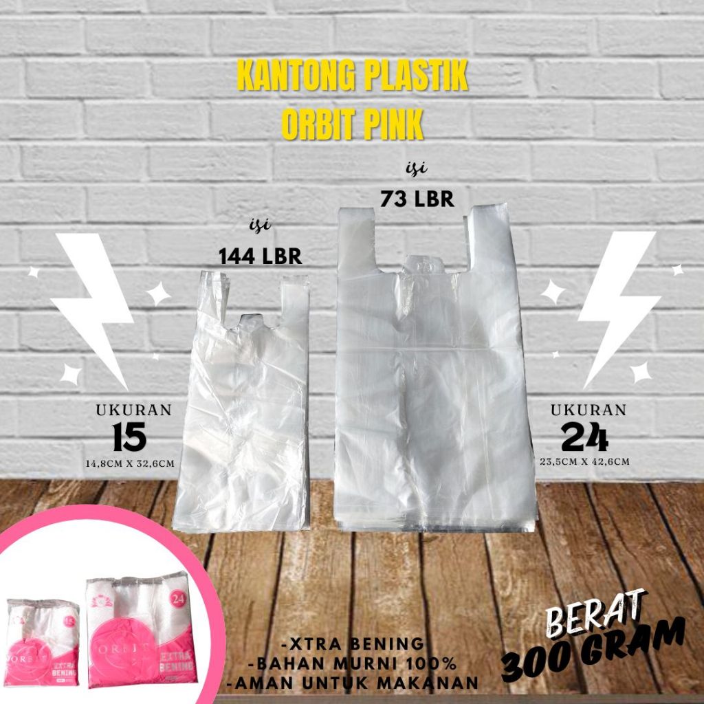 Kantong Kresek Bening Plastik Kantong Makanan