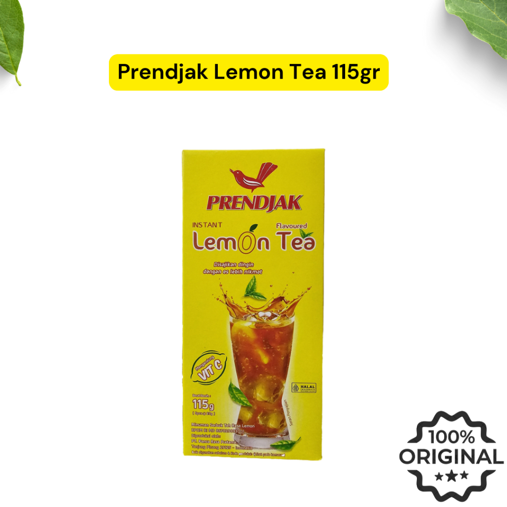

Teh Prendjak Instan Lemon Tea - 5 sachet x 23g Teh Instant Teh Buah