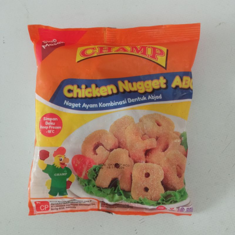 

CHAMP Chicken Nugget ABC Naget Ayam 225 gram