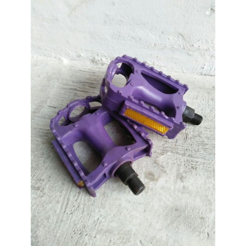 Pedal sepeda FP806 NOS oldschool bmx osbmx baut as kecil ungu GT diamondback oryx goldeneagle hutch 