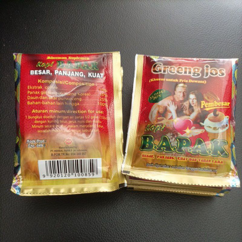 

Paket isi 2 Sachet Kopi Bubuk kopi Instan Bapak