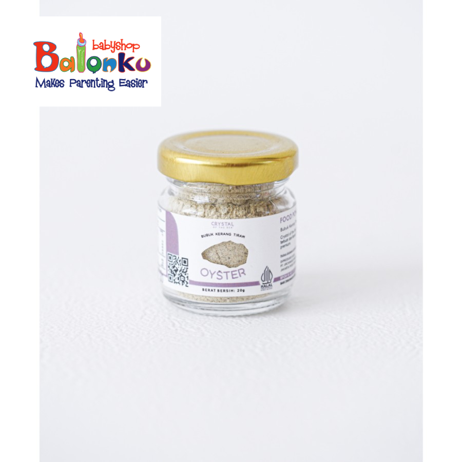 

Crystal of the Sea | Oyster Powder (20GR) / Bubuk Kerang Tiram Bumbu Kaldu MPASI NON MSG