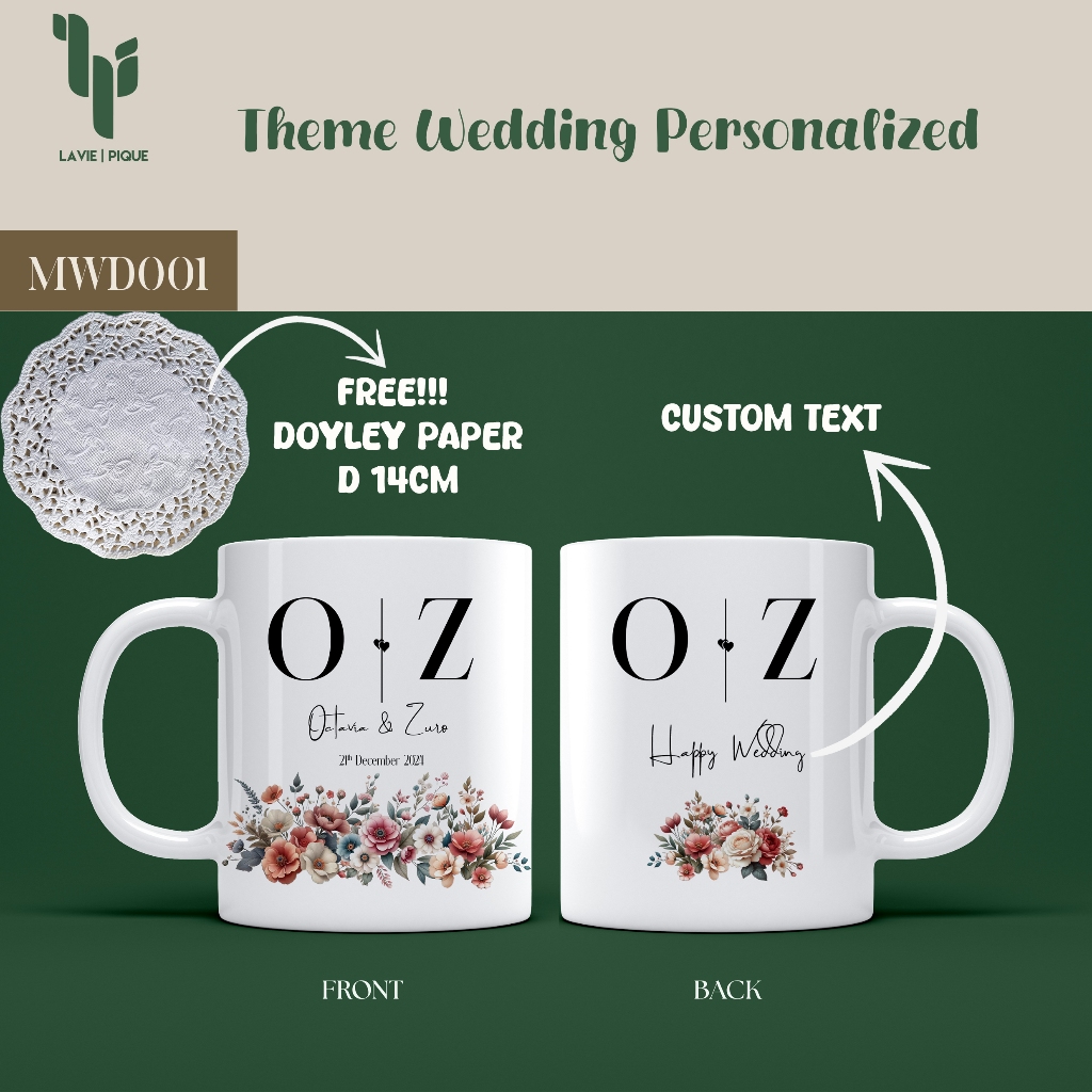 Mug Personalized Wedding | Gift Wedding | Mug Personalized | Souvenir Wedding