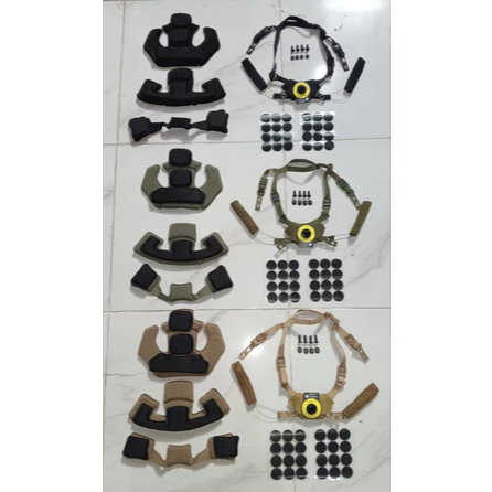 cover helm tali putar / adjustable strap helmet wendy fast mich / Tali helm Tactical FMA Wendy Helme