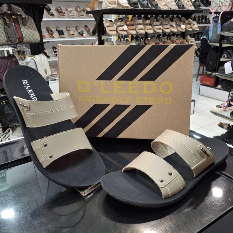 DLEEDO Sandal Pria | SJ 315 | Cream