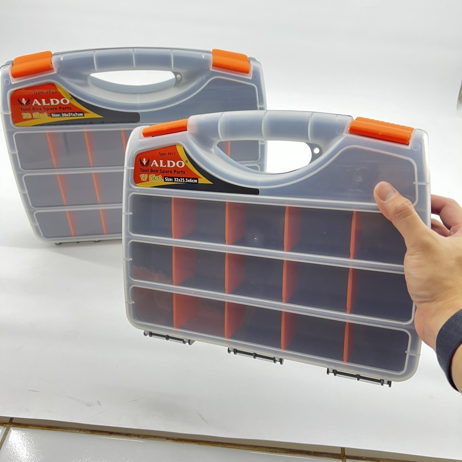 Tool Box Sparepart ALDO 17 Slot / 23 Slot